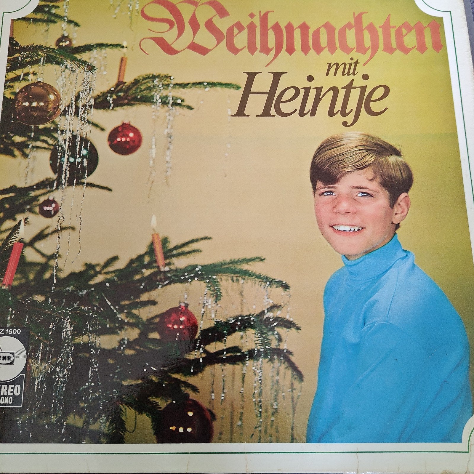 Heintje - Weihnachten mit Heintje LP (Kerstmuziek), Ophalen of Verzenden, 1960 - 1969, Gebruikt, 12 inch
