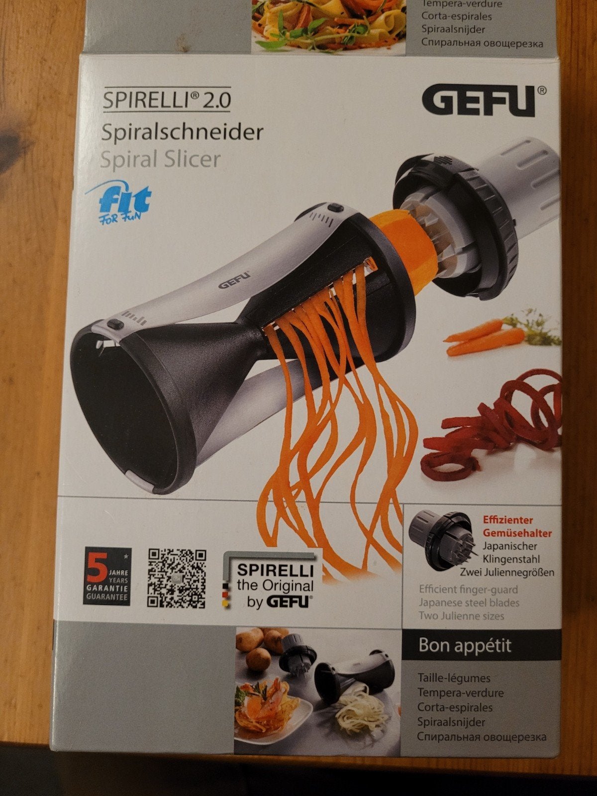 GEFU Spirelli 2.0 spiraalsnijder - Nieuw in doos, Overige typen, Kunststof, Ophalen of Verzenden, Overige merken