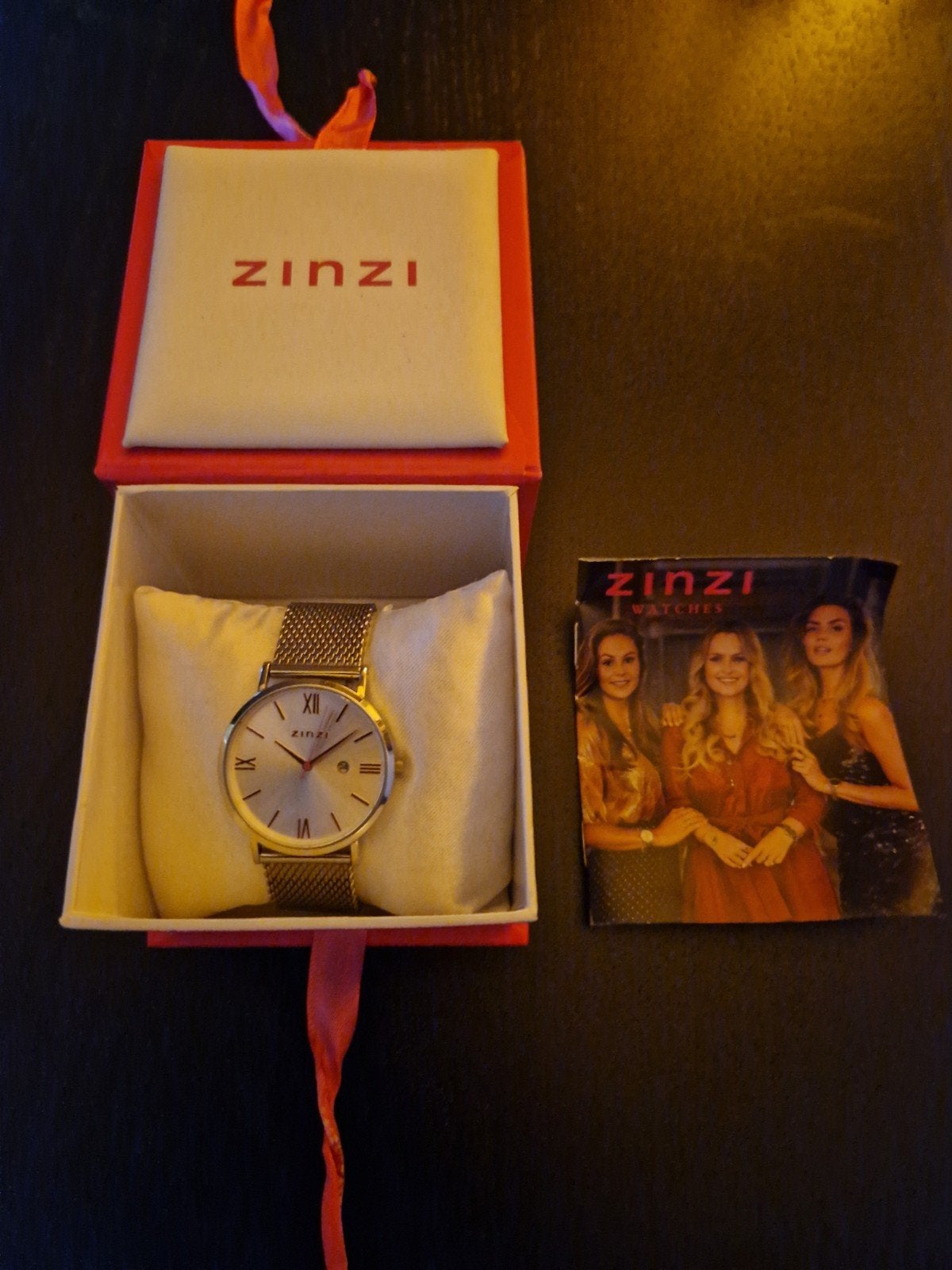 Zinzi horloge zilver, Sieraden, Tassen en Uiterlijk, Overige merken, Staal, Polshorloge, Ophalen of Verzenden