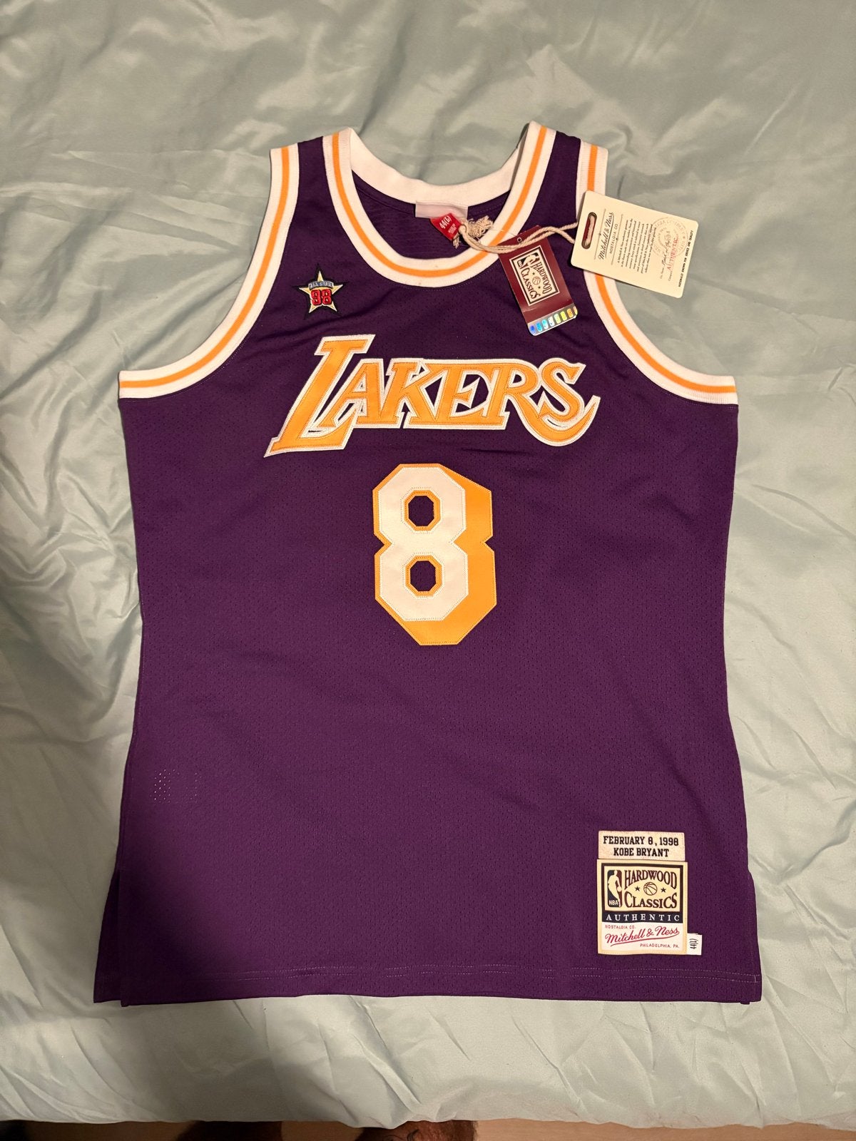 Kobe Bryant Lakers #8 Mitchell & Ness Jersey - Nieuw, Ophalen of Verzenden, Nieuw