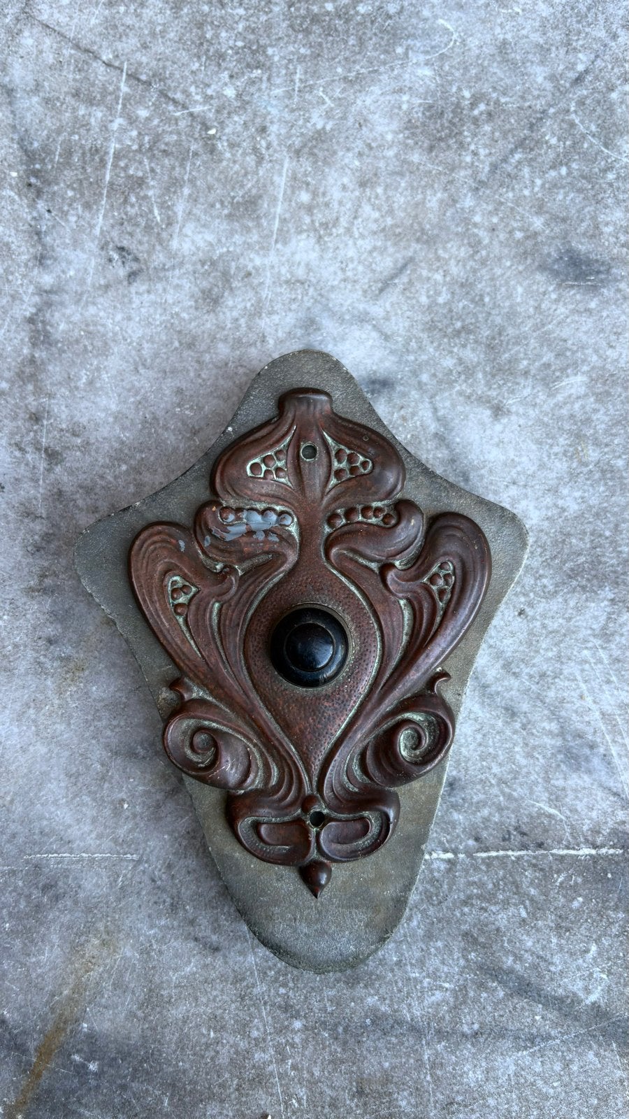Antieke Art Nouveau Deurbel, Ophalen of Verzenden, Gebruikt