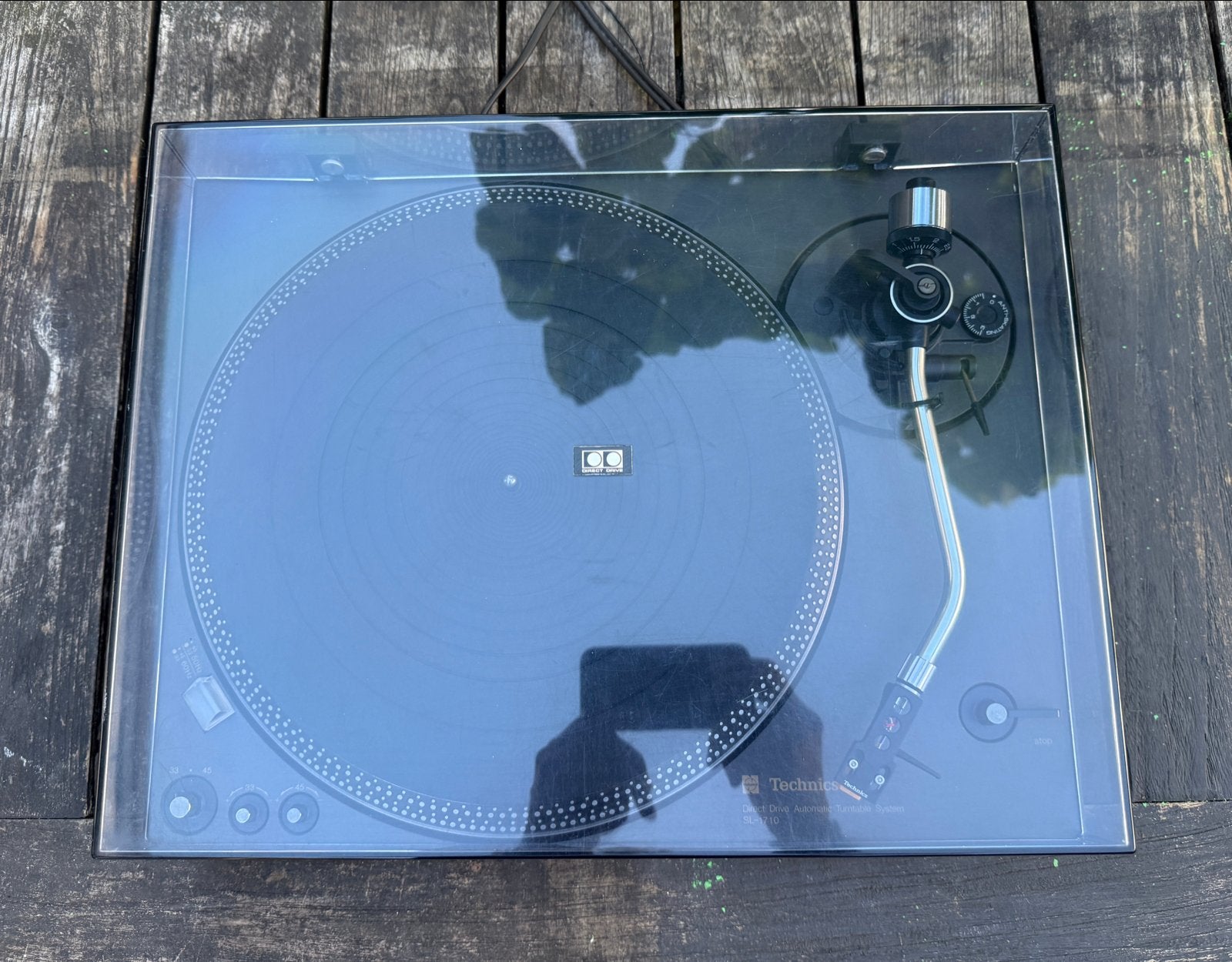 Technics SL-1710 Direct Drive Automatische Platenspeler, Gebruikt, Automatisch, Ophalen of Verzenden, Platenspeler