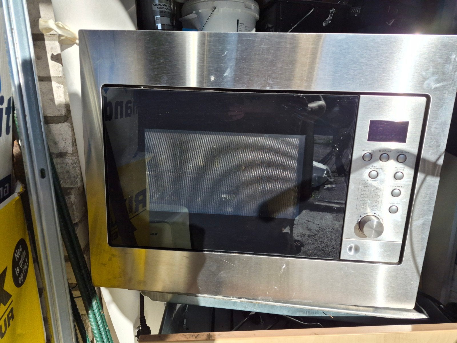 Inbouw combimagnetron Hananto HMC4510 - prima staat, Combimagnetron, Gebruikt, Ophalen of Verzenden, Inbouw
