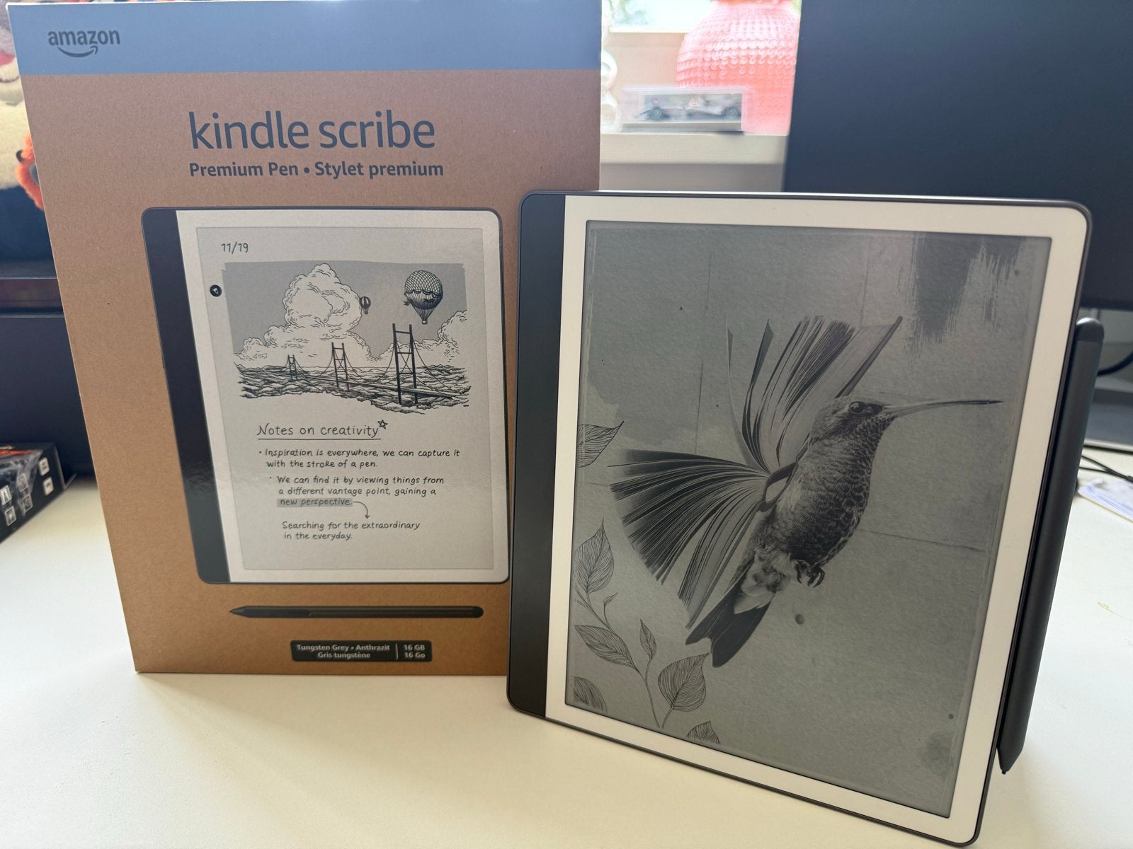 Amazon Kindle Scribe 2024 model, Computers en Software, E-readers, Ophalen, Touchscreen, Zo goed als nieuw, 10 inch of meer