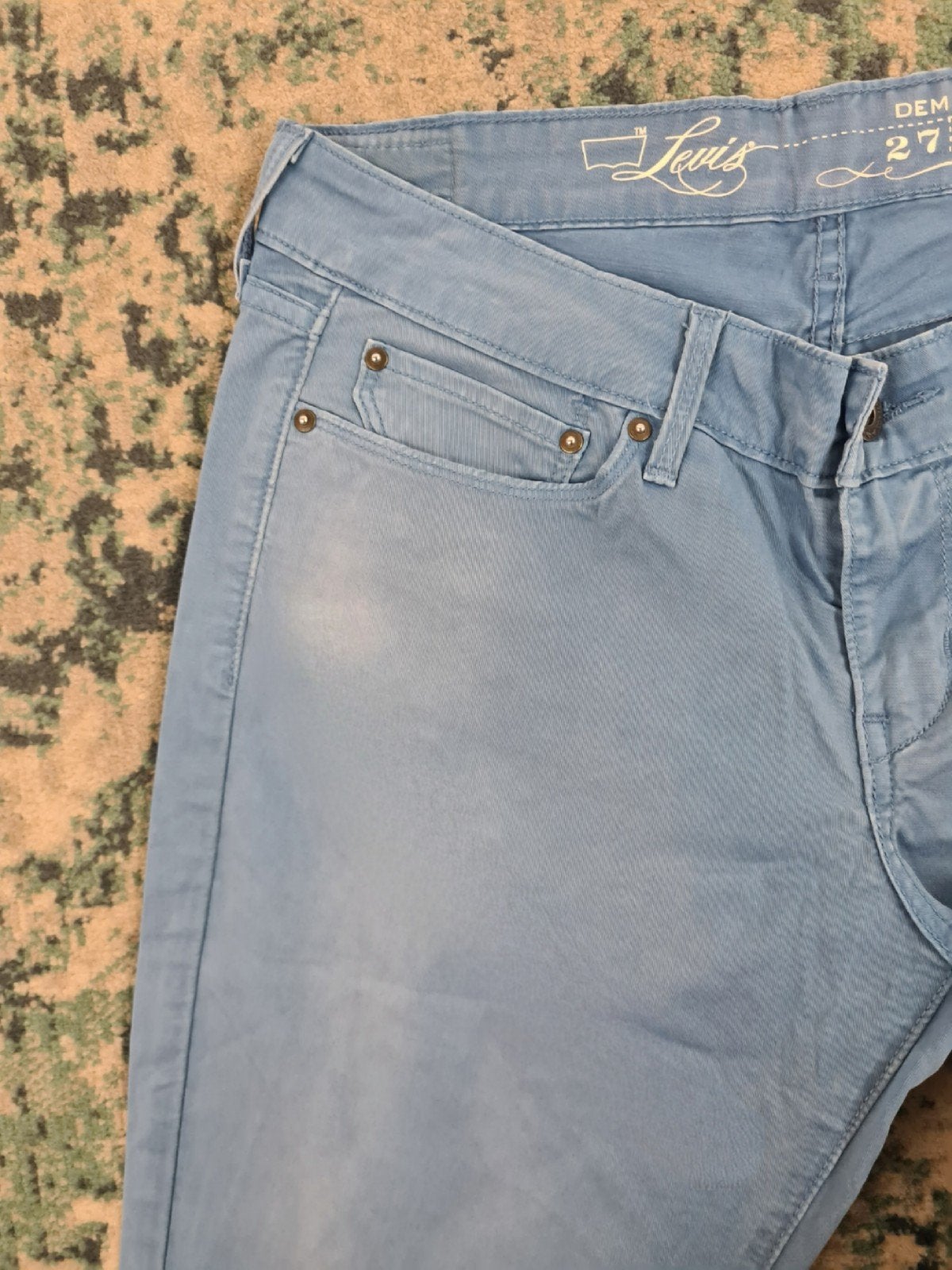 Levi’s demi curve ankle skinny W27 L28  Tulsi2728 Low-rise, Blauw, Ophalen of Verzenden, W27 (confectie 34) of kleiner, G-STAR RAW