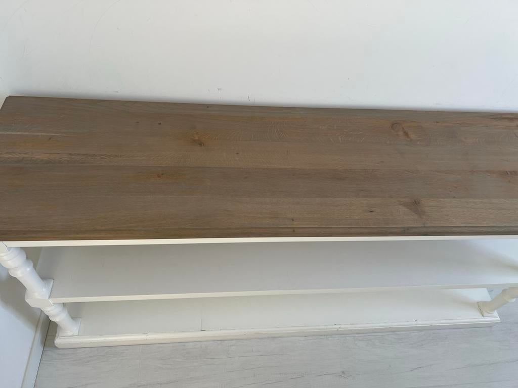 Sidetable Richmond Interiors met 2 planken, Ophalen, Gebruikt, 150 tot 200 cm, Overige houtsoorten