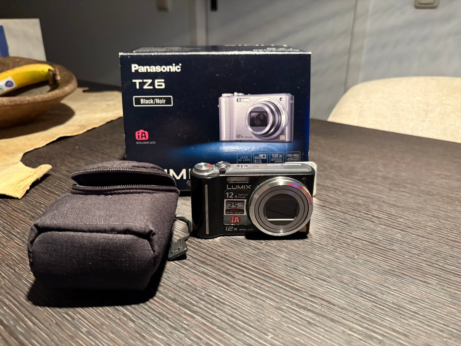 Panasonic DMC-TZ6 (compleet en origineel), Panasonic, Accu, Ophalen of Verzenden, Zo goed als nieuw