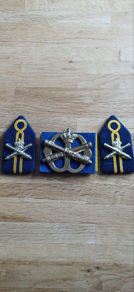 Set Rijdende Artillerie Gele Rijders, Verzamelen, Militaria | Algemeen, Ophalen of Verzenden, Landmacht, Nederland, Embleem of Badge