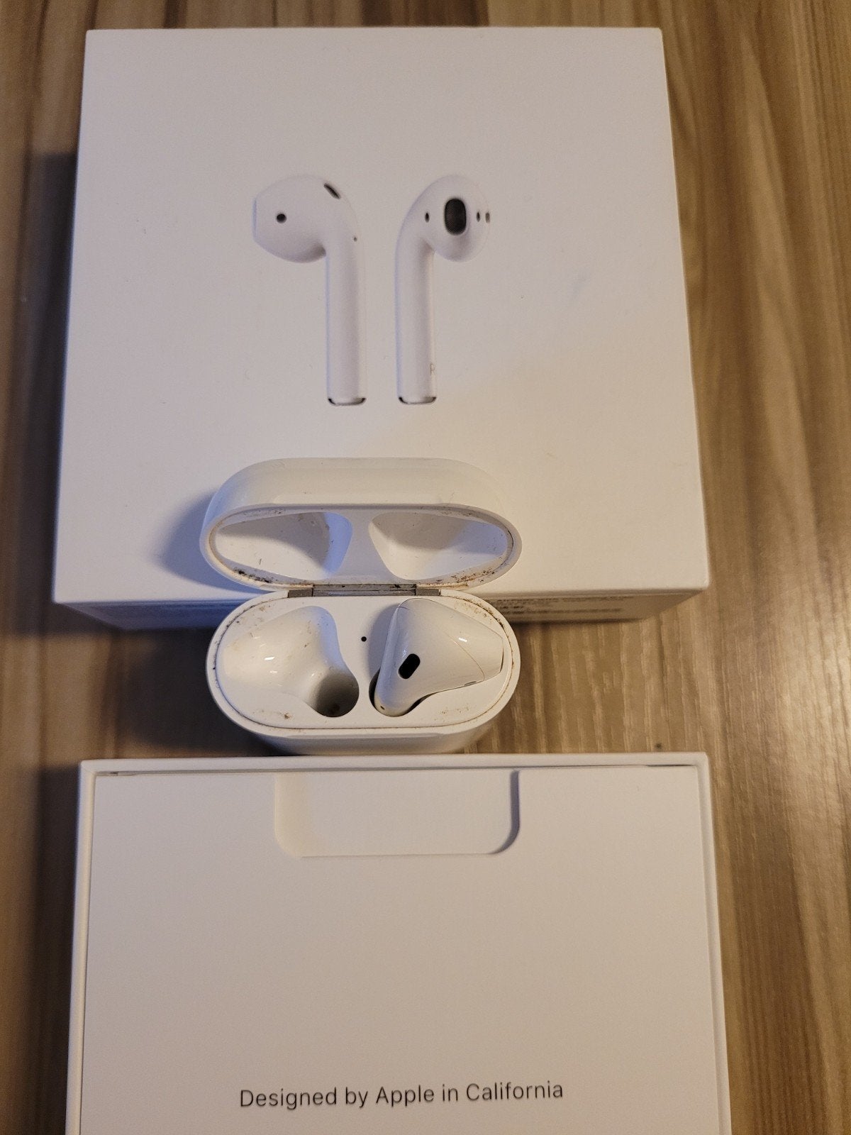 Apple AirPods (1 oortje) - inclusief doos, Audio, Tv en Foto, Overige merken, In-ear, Gebruikt, Draadloos