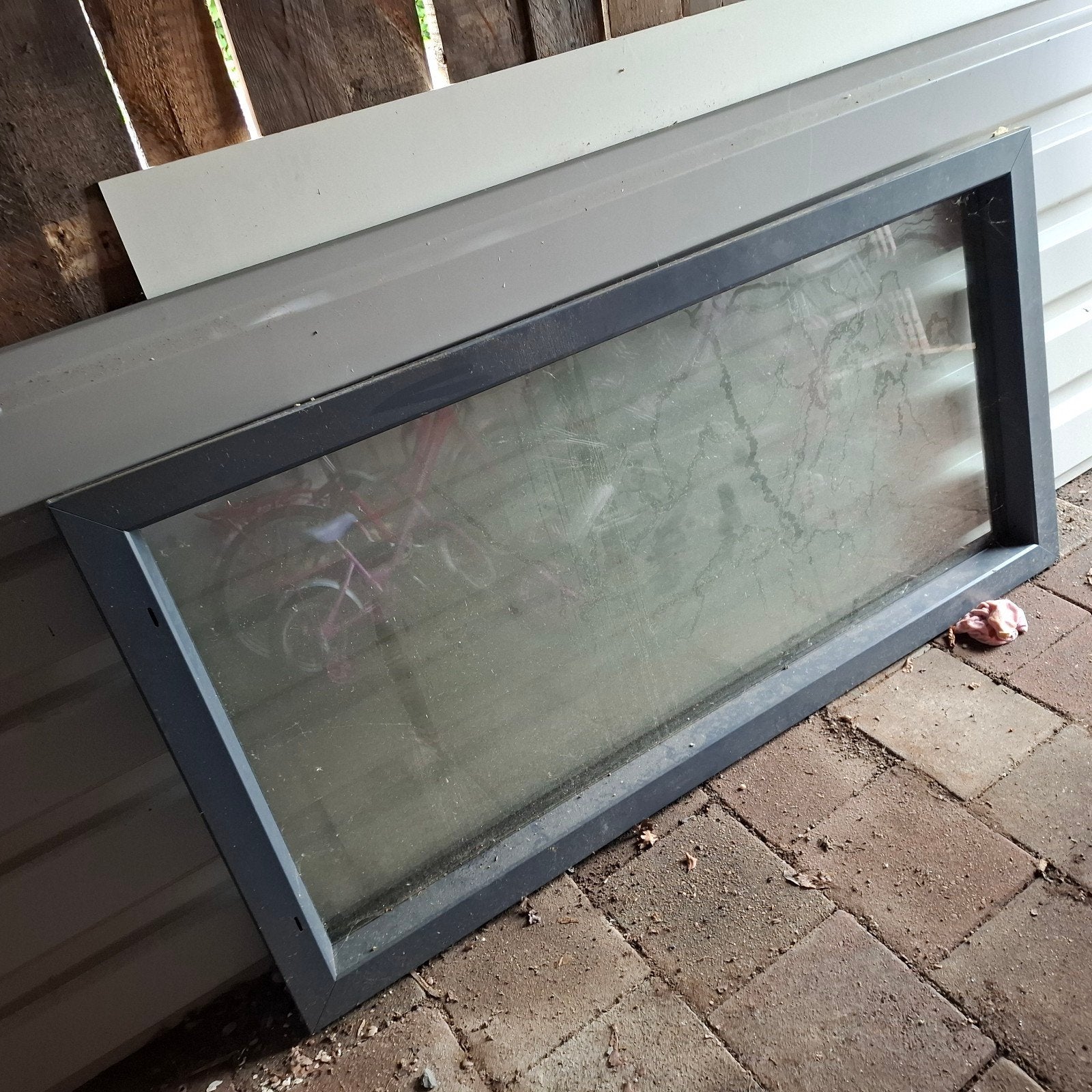 kozijn,antraciet, tripple glas, Ophalen, Kunststof, Raamkozijn