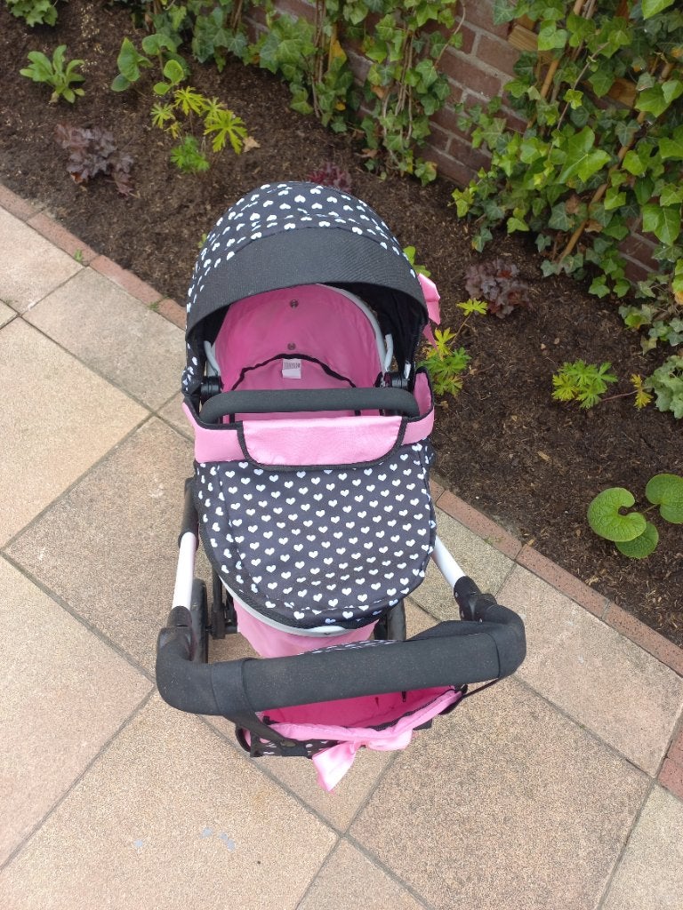 Poppenwagen incl pop, Ophalen, Zo goed als nieuw, Babypop