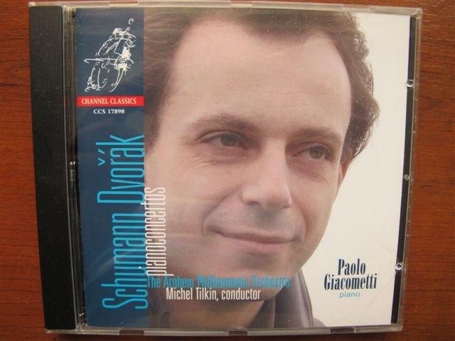 Cd piano: Schumann Dvorak Piano Concertos, Paolo Giacometti, Ophalen of Verzenden, Classicisme, Zo goed als nieuw, Kamermuziek
