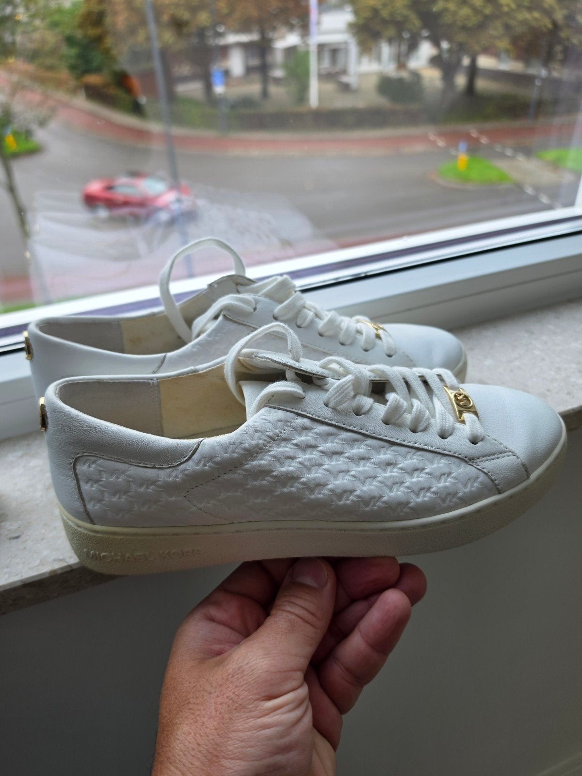 Michael Kors dames sneakers maat 38 - Wit, Michael Kors, Wit, Ophalen of Verzenden, Sneakers of Gympen