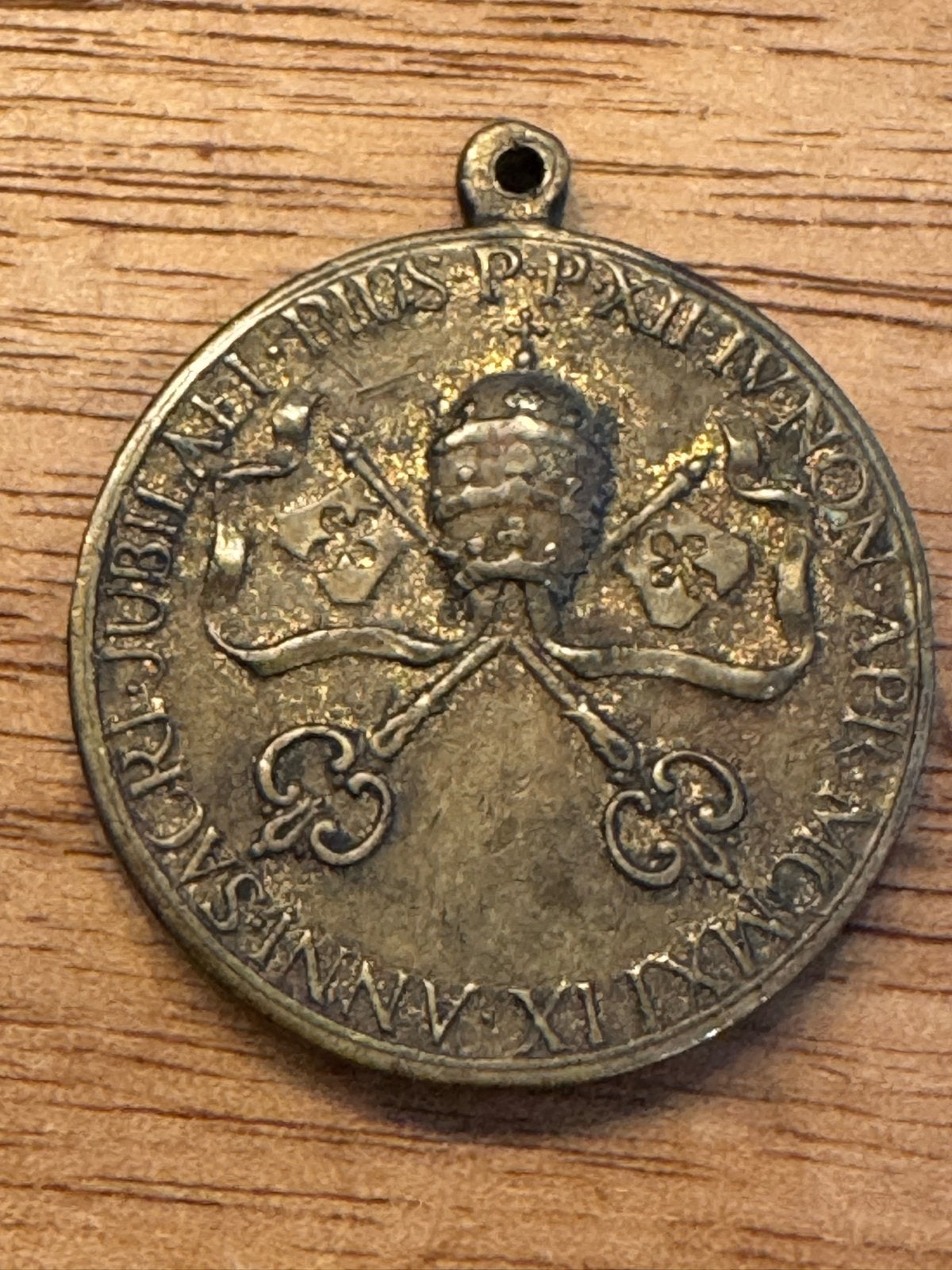 Herdenkingsmedaille Paus Pius XII Heilig Jaar 1949-1950, Postzegels en Munten, Ophalen of Verzenden, Overige materialen, Buitenland