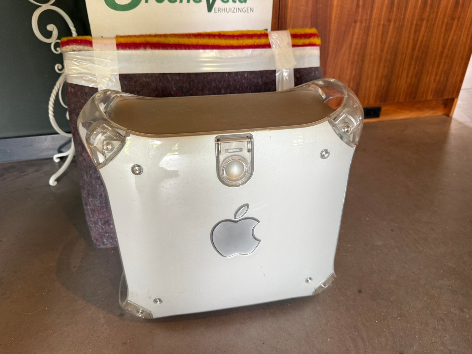 Vintage Apple Power Mac G4 Quicksilver + groot Apple-scherm, Ophalen