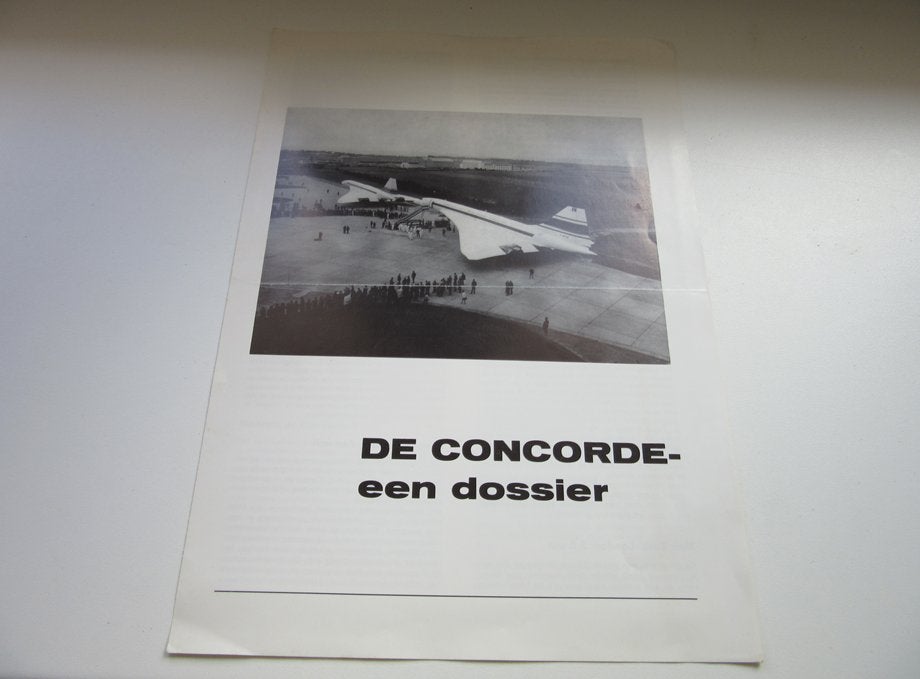 De Concorde - een dossier, Verzenden, Gebruikt, Overige typen