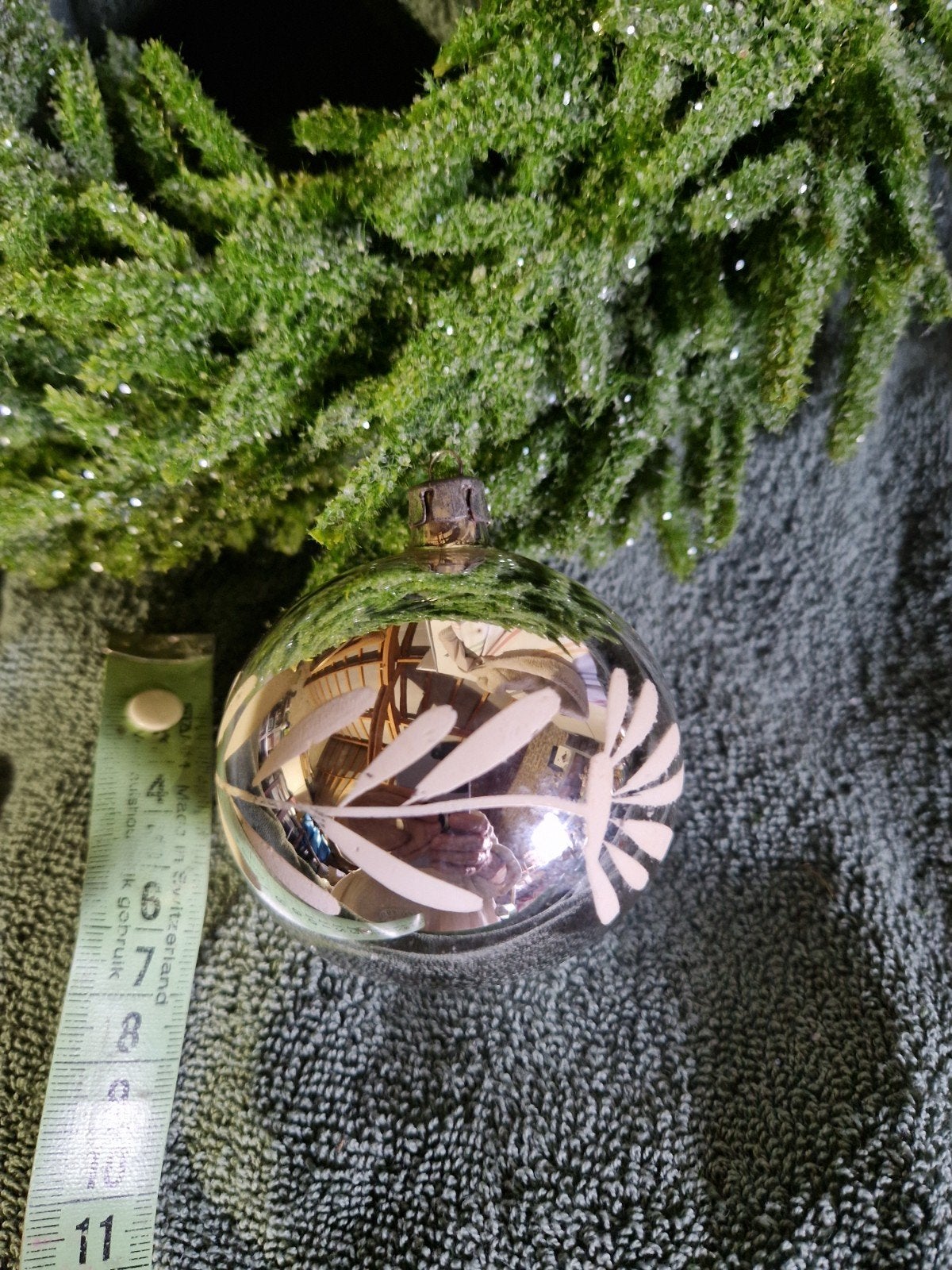 Brocante glazen kerstballen, Ophalen of Verzenden