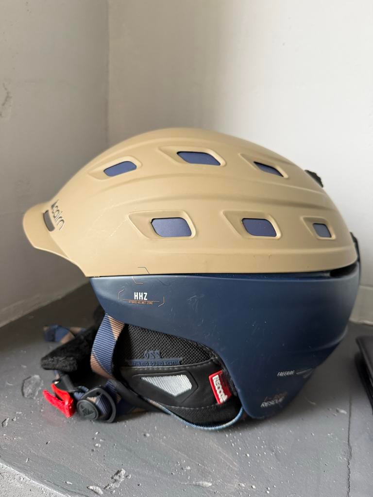 Cairn Skihelm - Beige/Blauw - Maat M, Overige merken, Overige typen, Ophalen of Verzenden, Zo goed als nieuw