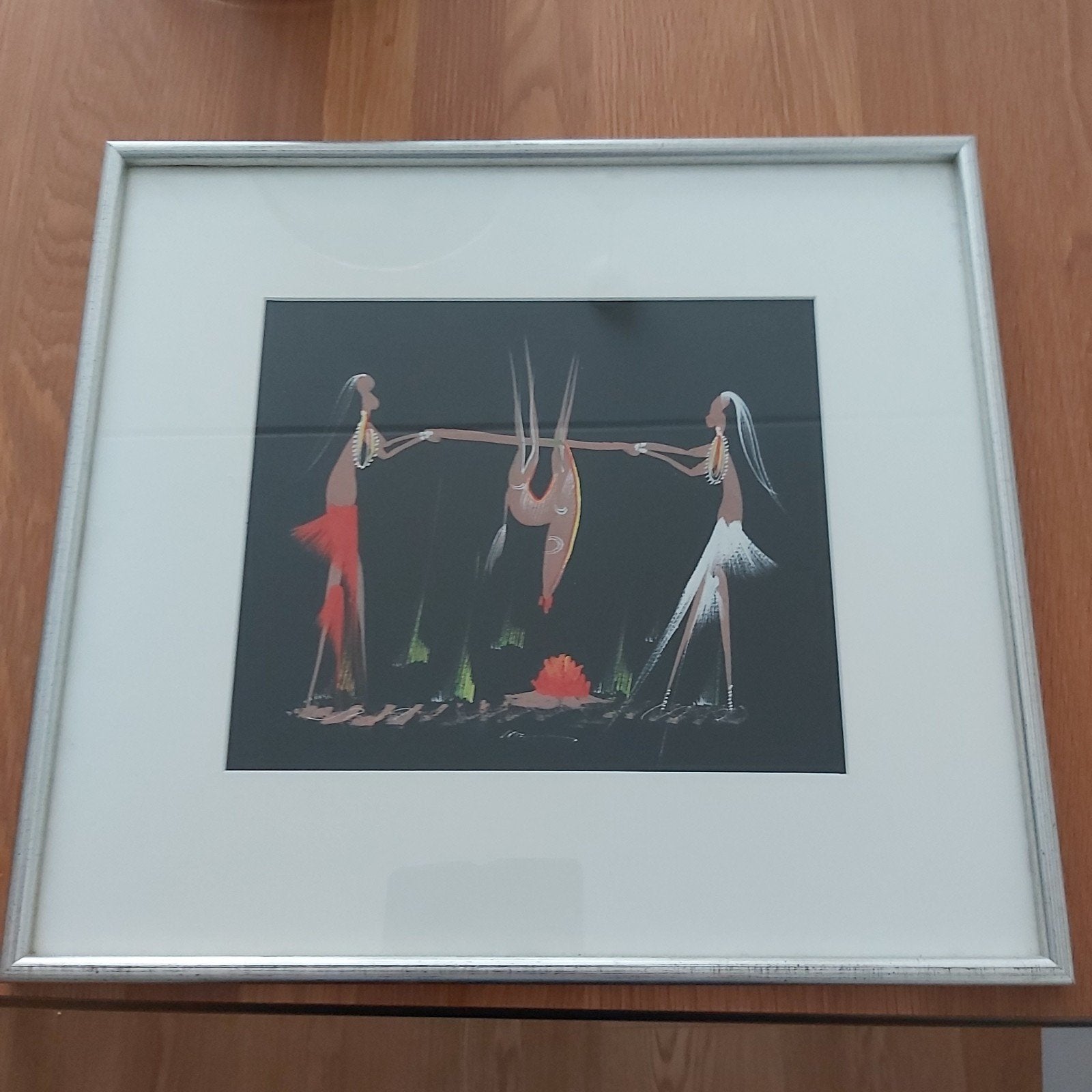 Schilderij jachttafereel, Ophalen, Dagelijks leven, Overige technieken, Gesigneerd