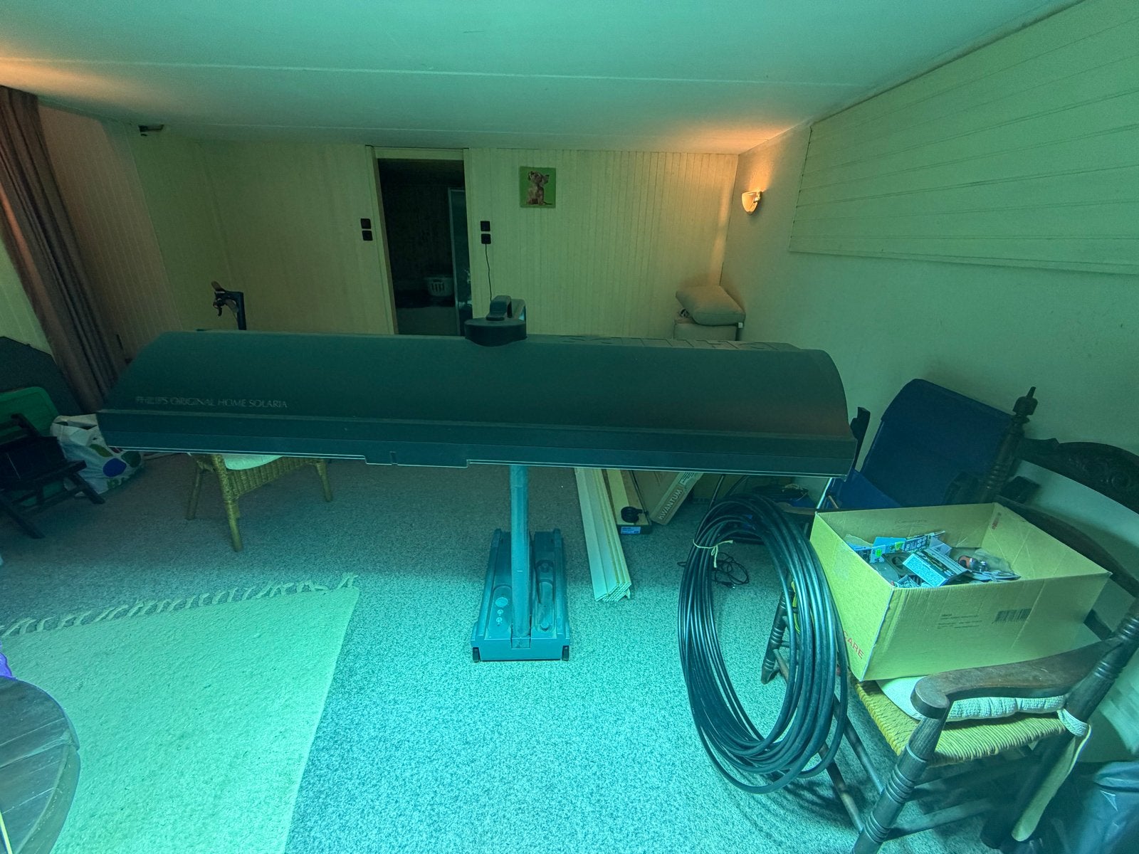 Philips Solarium HB812/HB821 - Thuissolariumbank, Ophalen, Gebruikt, Zonnebank enkelzijdig, Minder dan 10 lampen