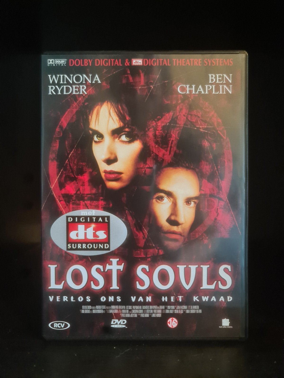 Lost Souls DVD - Horror Thriller met Winona Ryder, Vanaf 16 jaar, Nederlands, Ophalen of Verzenden, Zo goed als nieuw
