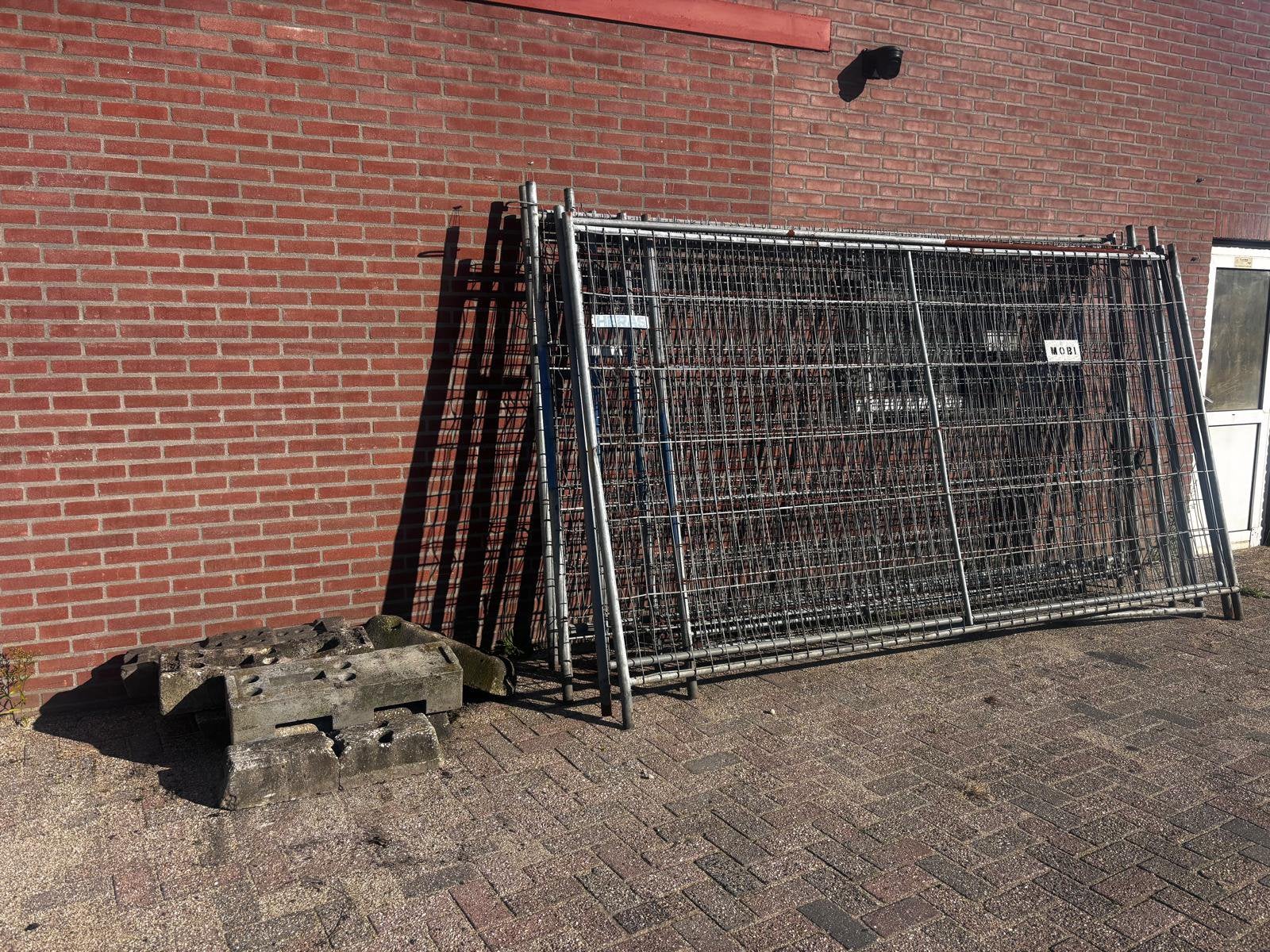 Bouwhekken met voet, Tuin en Terras, Ophalen, Gebruikt, IJzer, Overige typen