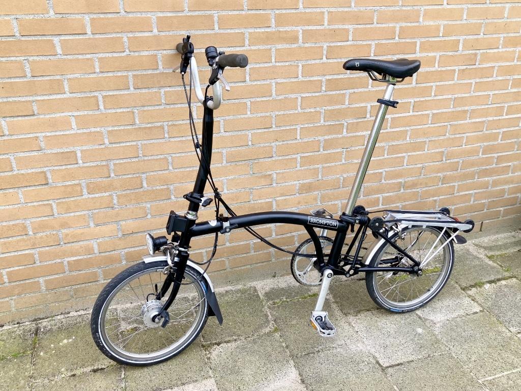 Nieuwstaat! BROMPTON H3R-N Hoog model met beurt en garantie, Ophalen, Brompton, 16 tot 18 inch, Versnellingen