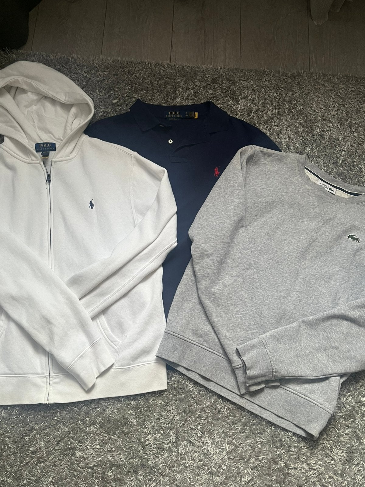 Merkkleding Pakket S Polo Ralph Lauren & Lacoste (3 stuks), Ophalen of Verzenden, Zo goed als nieuw