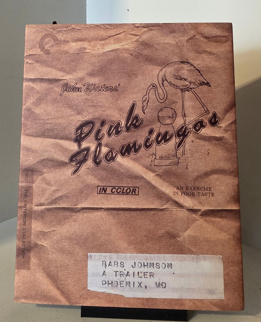 PINK FLAMINGOS - Criterion Collection Slipcover - Blu-ray, Cd's en Dvd's, Blu-ray, Inclusief boekje, Verzenden, Film, Zo goed als nieuw