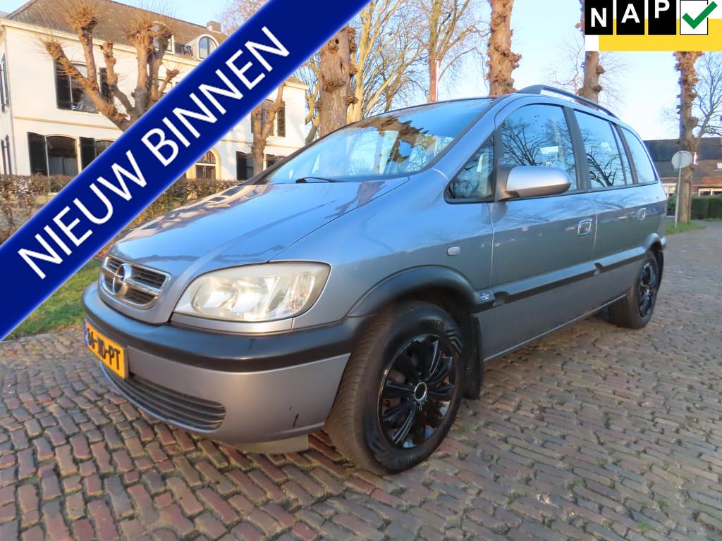 Opel Zafira 1.8-16V Comfort 7 Persoons Airco Cruisecontrol T, Auto's, Gebruikt, 4 cilinders, Origineel Nederlands, Bedrijf