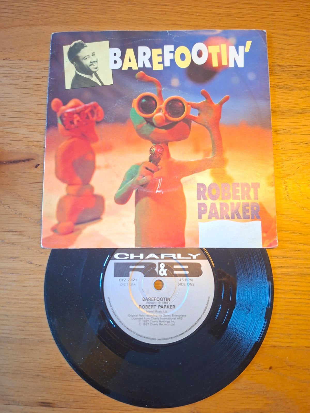 Robert Parker - Barefootin' 7 inch vinyl single, Gebruikt, 7 inch, Ophalen of Verzenden, EP