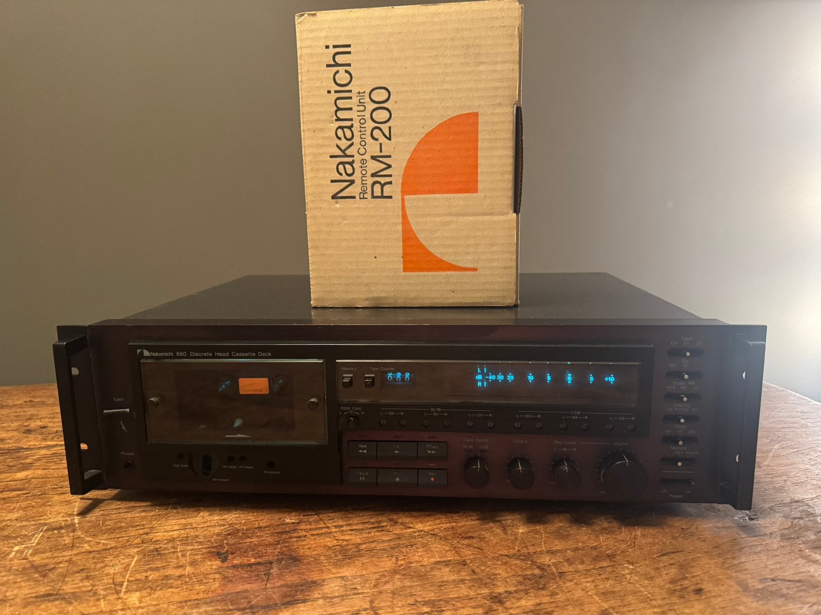 Nakamichi 680 + RM 200 remote, Ophalen