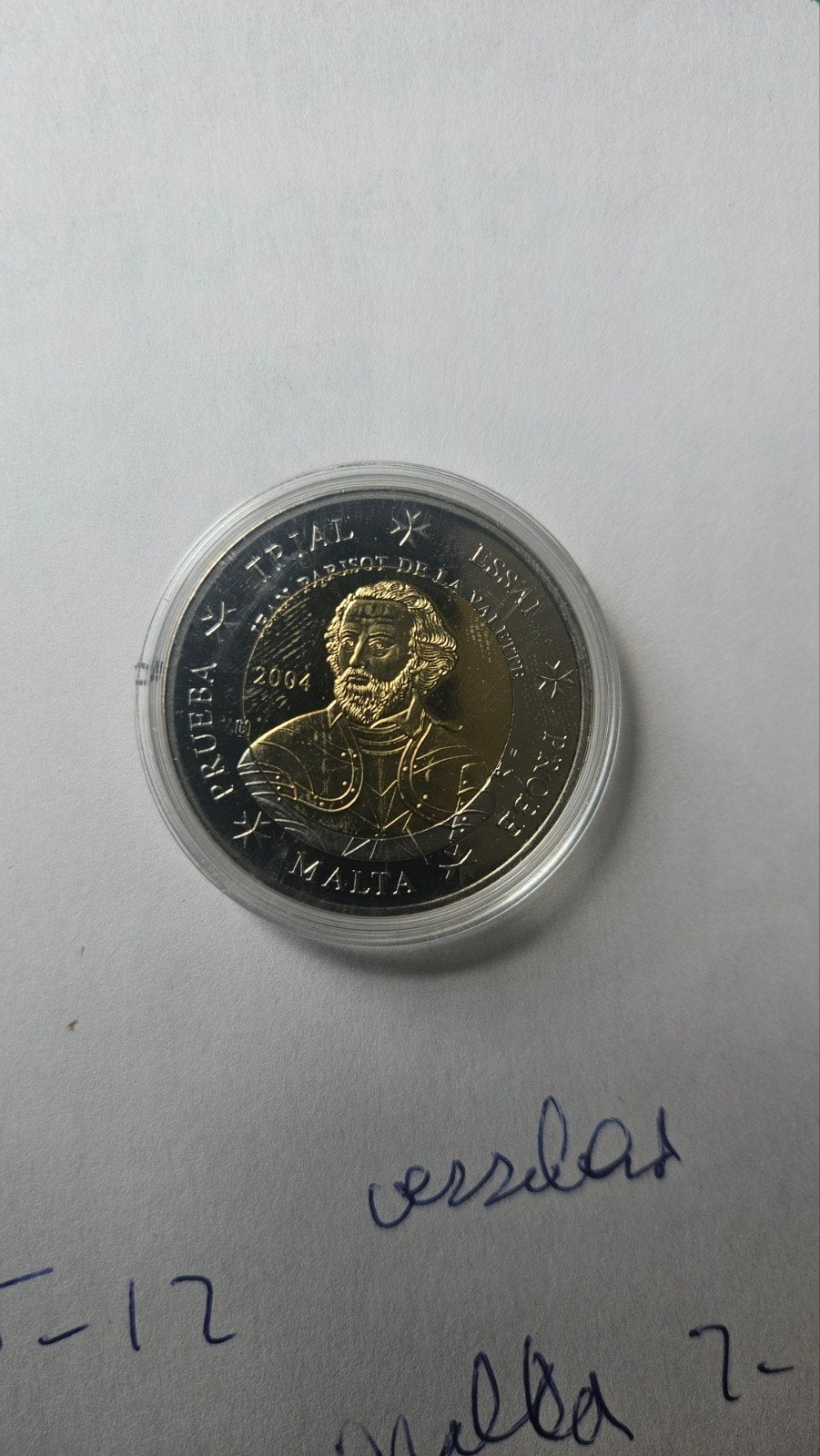 Zeldzame 2 Euro Malta 2004 Proefmunt / Specimen, Postzegels en Munten, Munten | Europa | Euromunten, Ophalen of Verzenden, Malta