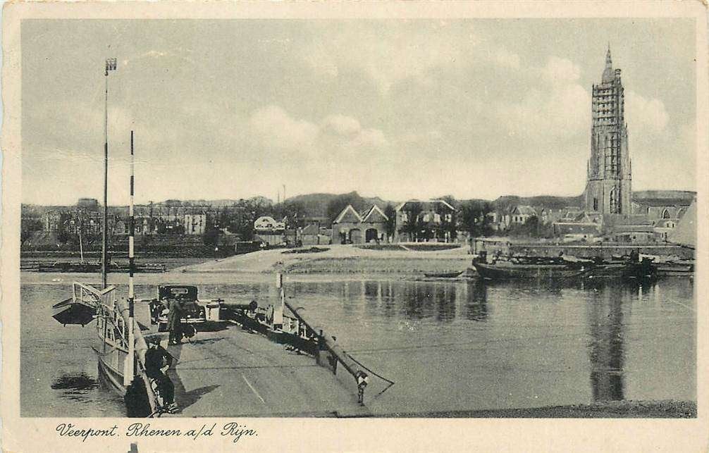 304-084-055 Rhenen Veerpont, Verzenden, Voor 1920, Utrecht