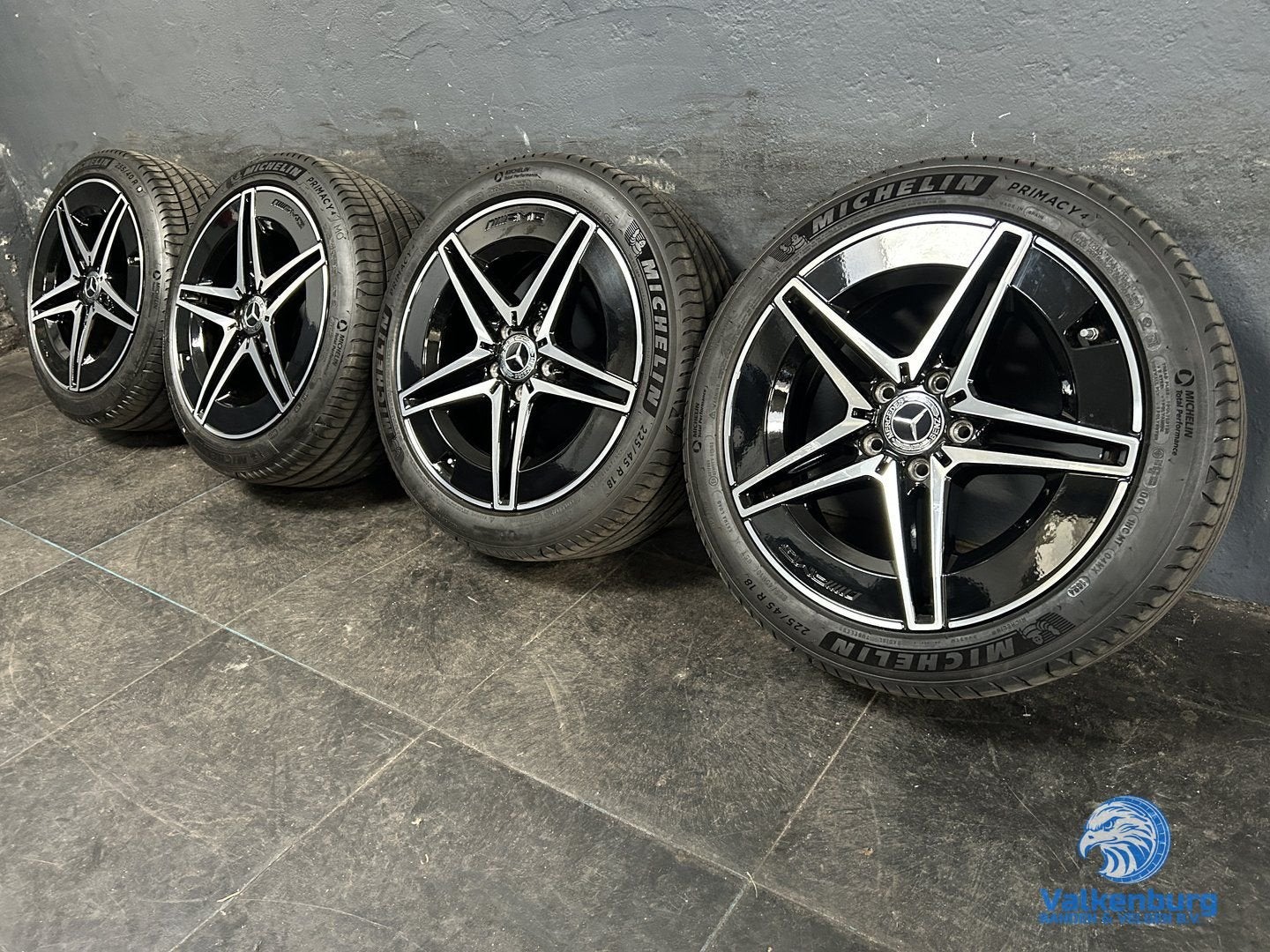 7mm! Originele Mercedes AMG C300E Hybrid W206 18 inch breeds