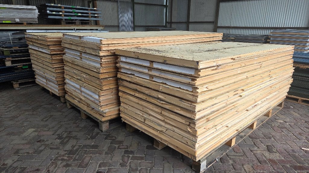 Dakplaten dakpanelen dakbeschot vloer iso ( 277 ), Ophalen, Zo goed als nieuw, Nb, Nb