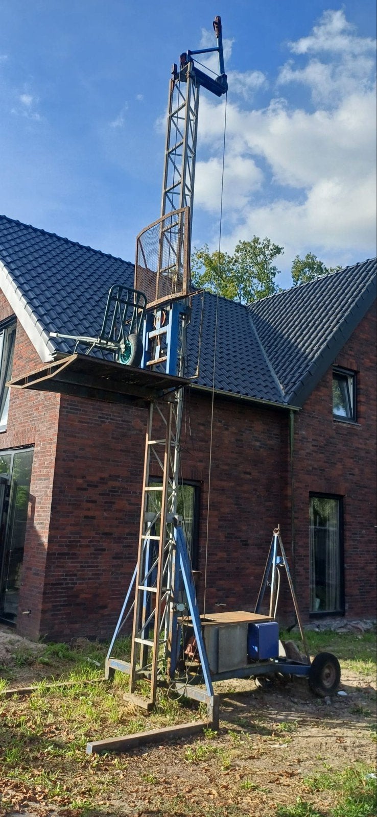 Bouwlift - Ideaal voor bouwprojecten, Doe-het-zelf en Verbouw, Ophalen, Gebruikt, Bouwlift