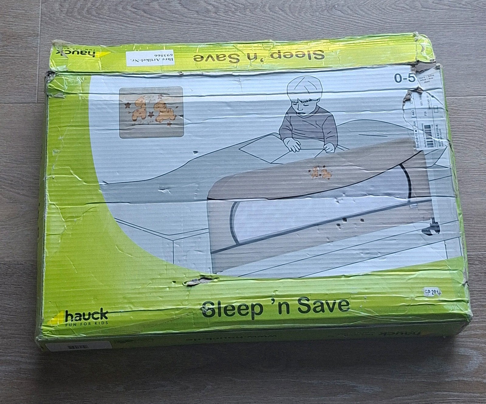 Hauck bed hekje kind 0 tot 5 jaar, 110 bij 50 cm, Ophalen of Verzenden, Gebruikt