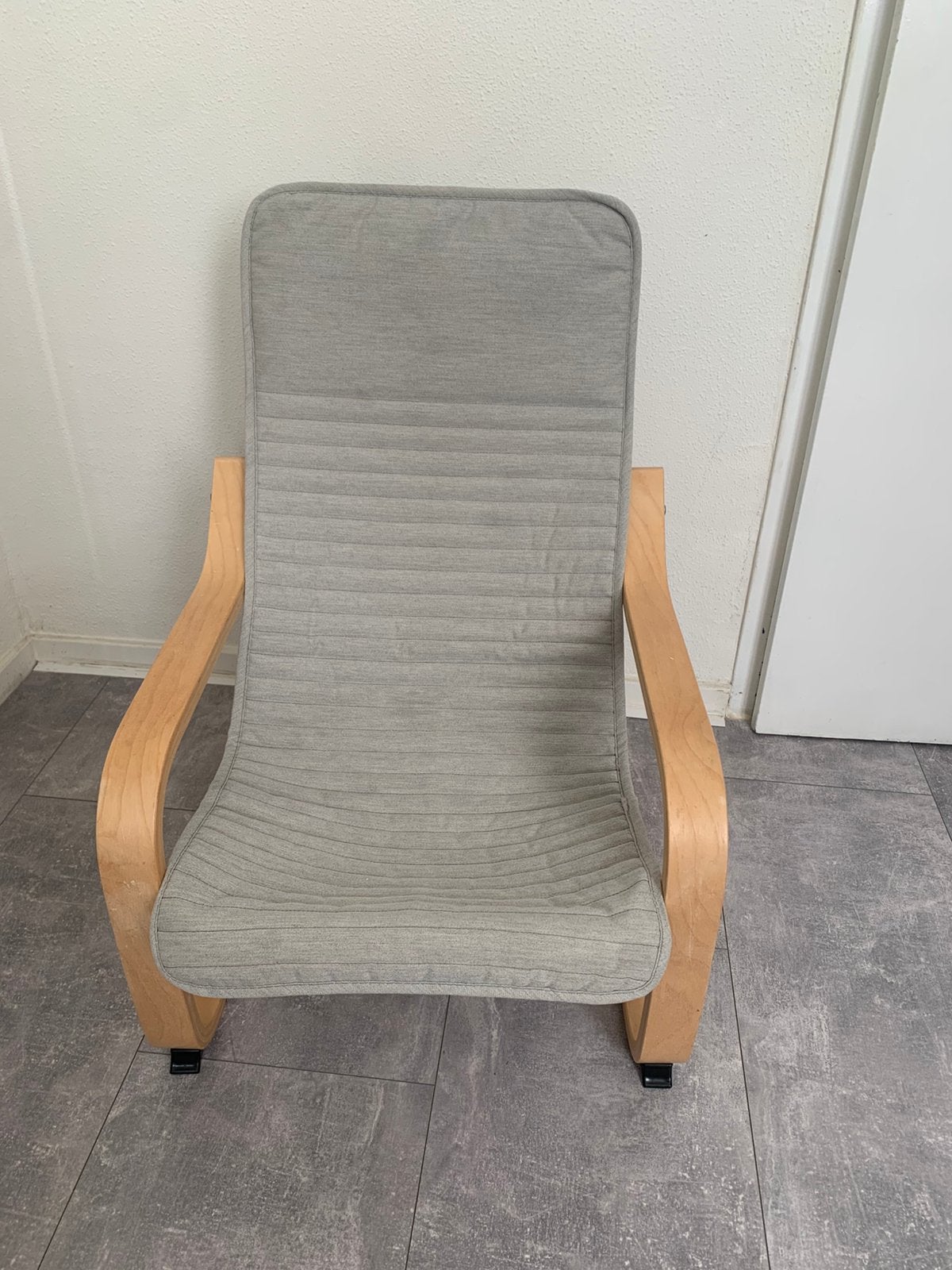 IKEA POÄNG fauteuil te koop, Ophalen, Zo goed als nieuw, Grijs, Eén