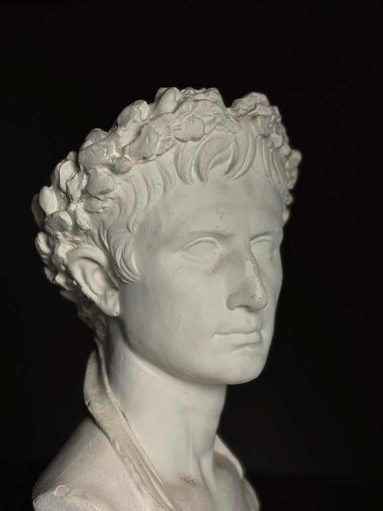 Gips Buste Keizer Augustus, Ophalen, Zo goed als nieuw, Hummel