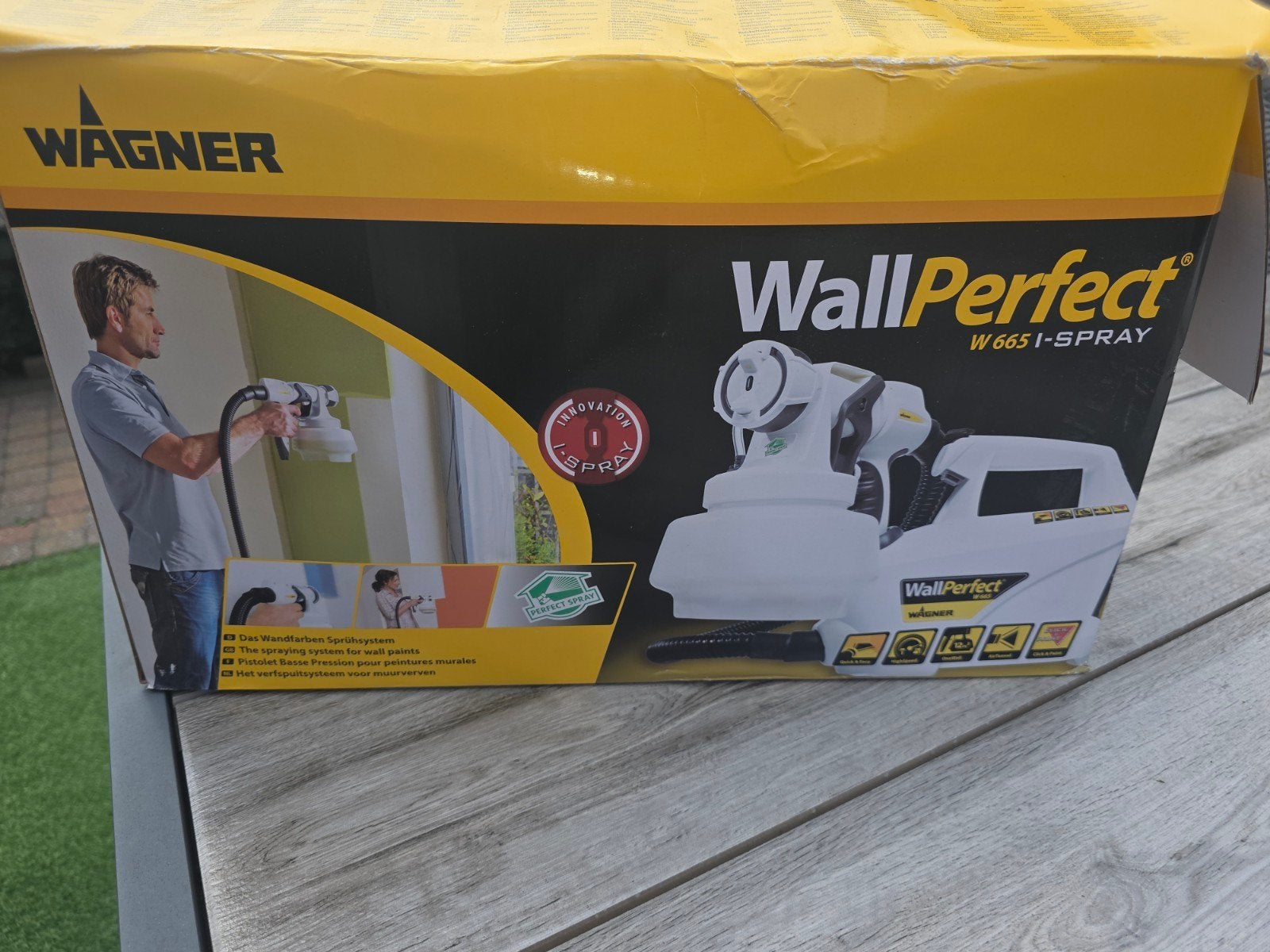 Wagner WallPerfect W 665 I-SPRAY verfspuit, Ophalen of Verzenden, Verfspuit of Verfpomp