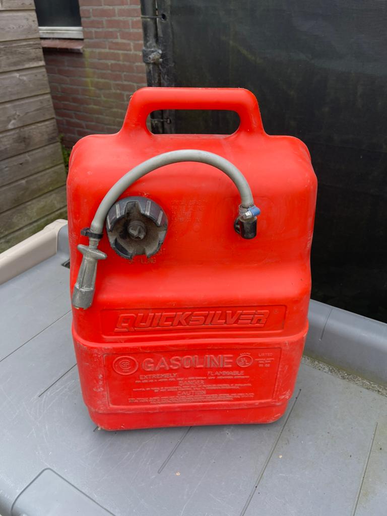 Quick Zilver Benzine boot Jarrycan 25 Liter., Watersport en Boten, Bootonderdelen, Gebruikt, Overige typen, Motorboot, Ophalen