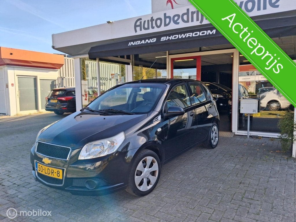 CHEVROLET AVEO 1.2|5 DEURS|2010|ORIGINEEL 81.450|AIRCO|ACTIE, Auto's, Chevrolet, Voorwielaandrijving, Aveo, 4 cilinders, 400 kg