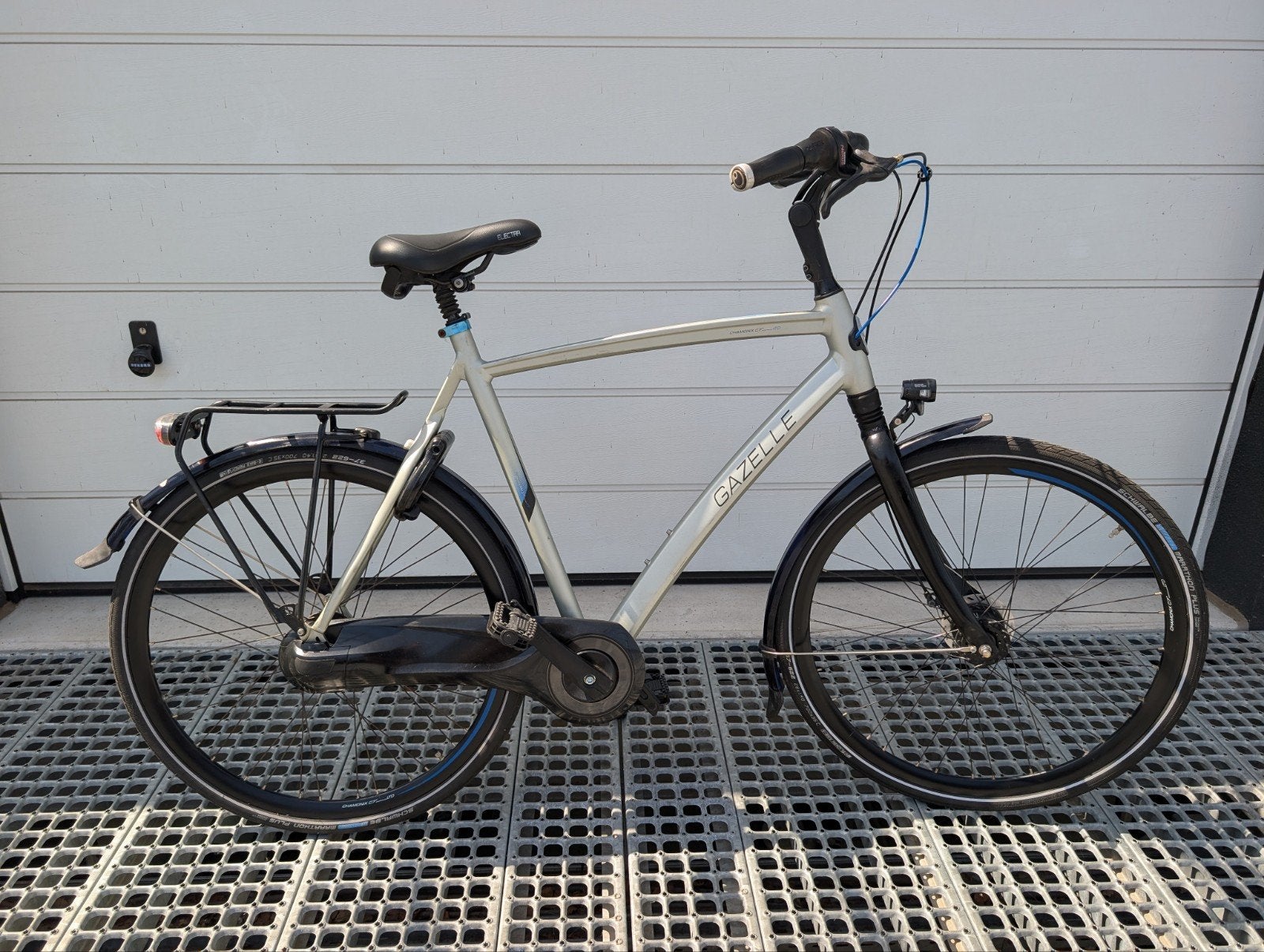 gazelle chamonix met 7 versnellingen en naafdynamo verlichti, Ophalen, Gebruikt, Versnellingen, 57 tot 61 cm