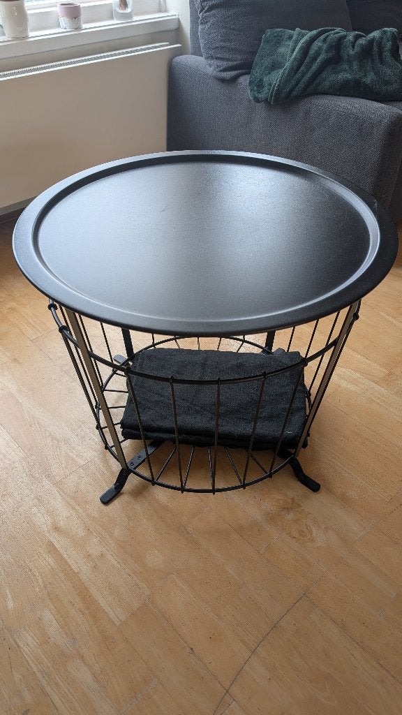 Ronde salontafel / Small table, Huis en Inrichting, Ophalen, Gebruikt, 50 tot 100 cm, Rond