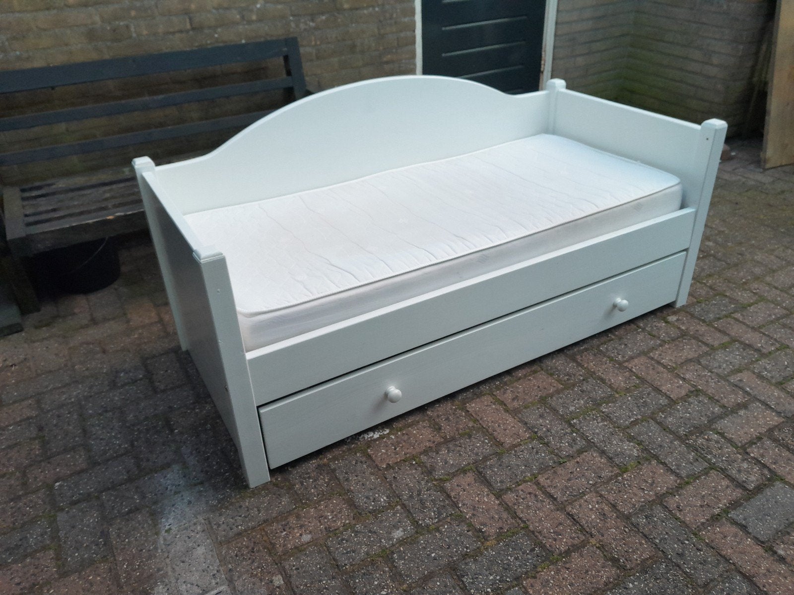 Kinderbed, peuterbed, Ophalen, Gebruikt, 70 tot 85 cm, 140 tot 160 cm