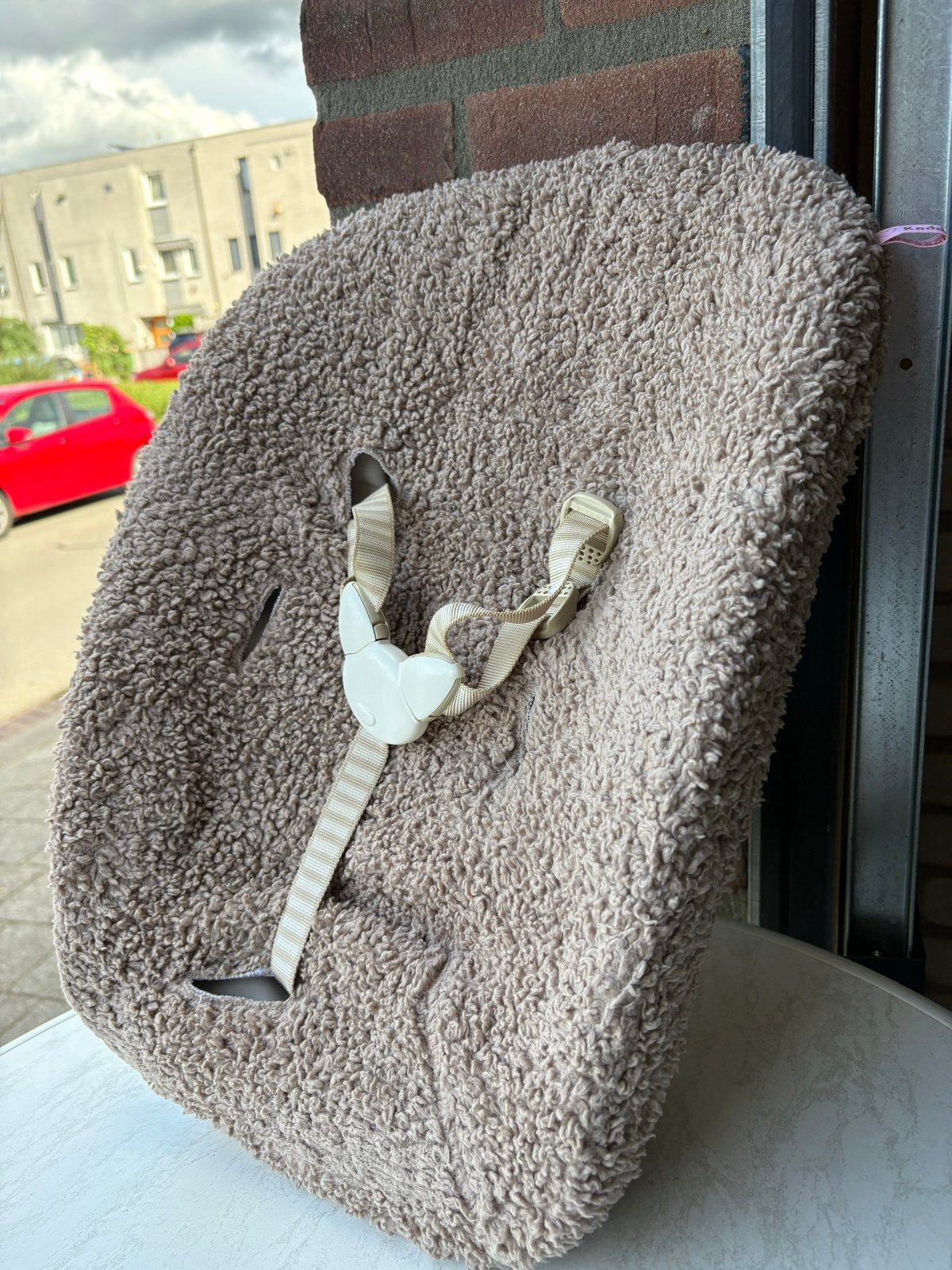 Tripp Trapp Newborn Set met beige hoes, Ophalen of Verzenden, Zo goed als nieuw