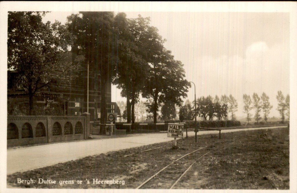 s Heerenberg - Duitse grens - Bergh, Ophalen of Verzenden, 1920 tot 1940, Ongelopen, Gelderland