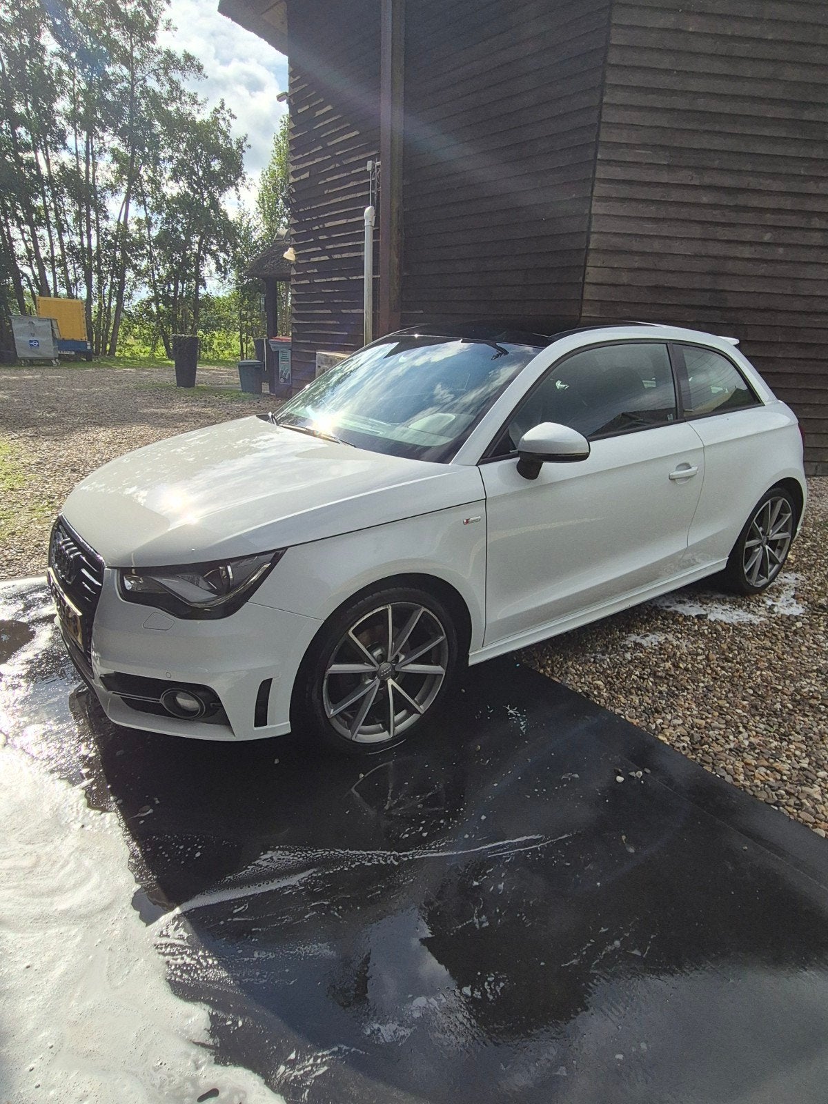 Audi A1 1.4 Tfsi 90KW S-tronic 2011 Wit, Auto's, Automatische klimaatregeling, A1, Zwart, 4 cilinders