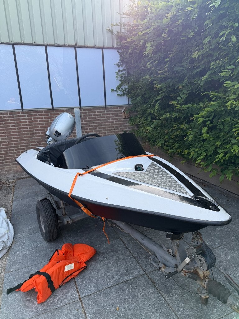Spitfire 10 pk Honda en Trailer, Ophalen, Gebruikt, Viertaktmotor, Minder dan 70 pk